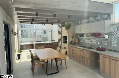 Cobertura com 2 quartos à venda na rua general canavarro, 292, campestre, santo andré, 140 m2 por r$ 910.000