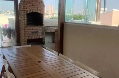 Cobertura com 3 quartos à venda na vila marina, santo andré , 198 m2 por r$ 620.000