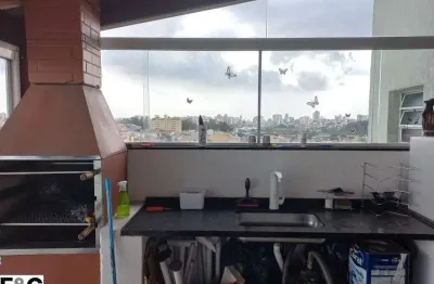 Cobertura com 2 quartos à venda na rua olímpia, 22, vila camilópolis, santo andré, 100 m2 por r$ 549.000