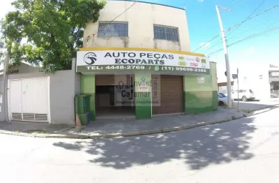 Salão comercial para locação em cajamar, polvilho, 2 banheiros