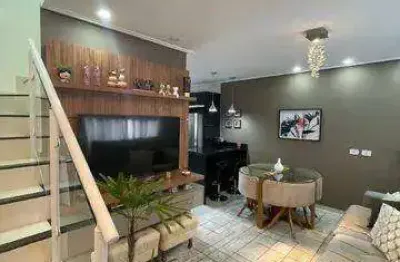 Residencial ipe amarelo, sobrado á venda, 2 suítes, 3 vagas de garagem