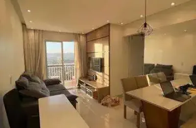 Apartamento 2 quartos à venda com sacada e 1 vaga - nova jandira