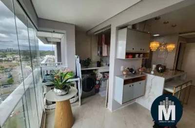 Apartamento à venda 1 suíte e 2 vagas, 74m2 - bethaville, barueri