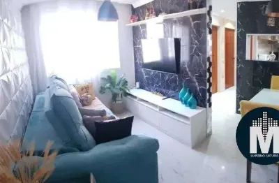 Apartamento 2 quartos à venda e 1 vaga, 49m2 - jardim helena, carapicuíba