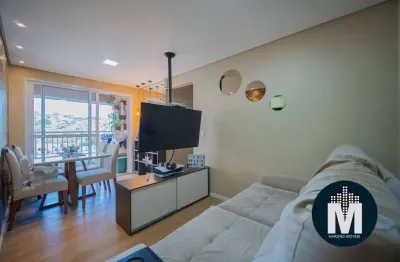 Resort ecovida apto com 53m², 2 quartos, varanda goumert , 1 vaga - osasco
