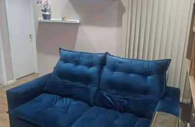 Apartamento á venda 2 quartos, mobilíado, 1 vaga de garagem - jandira