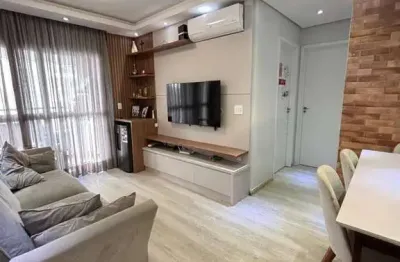 Apto à venda com móveis planejados, 2 dorms, àrea goumert, 1 vaga!