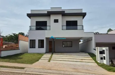 Sobrado a venda no cond.pecan em itupeva com 3 suítes master e 4 vagas de garagem