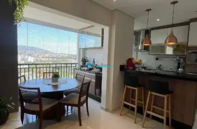 Apartamento a venda c/ 2 dorms, andar alto, terraço integrado, cond forest jundiaí