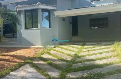 Casa recém-reformada para locação e com 303m² de área cond. portal do paraíso i, em jundiaí.