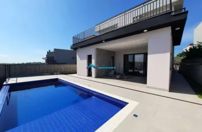 Casa nova a venda c/ 4 dorms, excelente acabamento, cond. ibi aram 2, itupeva sp