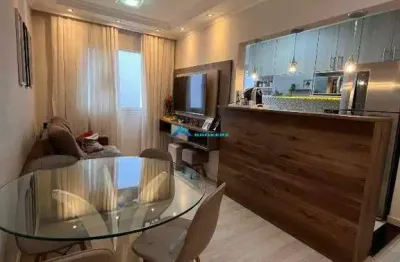 Apartamento para locação c/2 dorms, repleto de armários, 1 vaga coberta, cond pelicanos