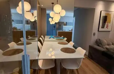Apartamento mobiliado a venda c/ 2 dorms, andar alto, cond dueto jundiaí