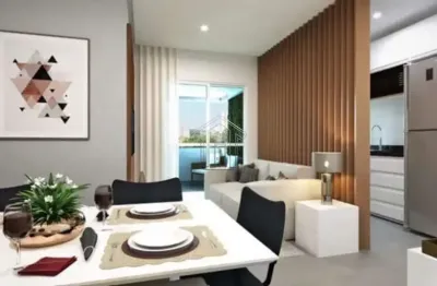 Apartamento em condomínio para venda no bairro campestre, 2 dorm, 1 vagas, 54 m