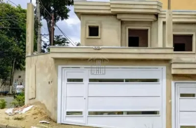 Sobrado novo - bairro parque novo oratório, santo andré - 3 dorm, 1 suíte, 2 vagas, quintal para área gourmet, estuda auto / apto sem condomínio com elevador