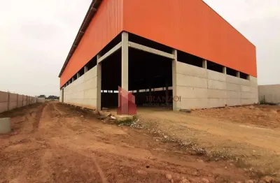 Locação: galpão comercial de frente para a  rodovia