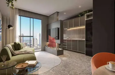 Lançamento: apartamento com 1 dormitório - centro - itajaí/sc