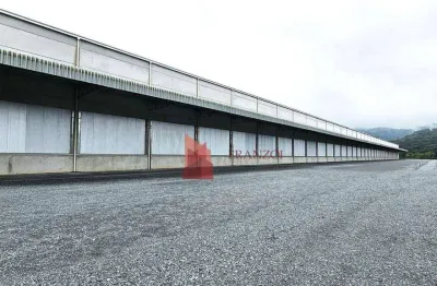 Galpão: locação galpão logístico crossdock com 5.623m2, próximo a br-470, blumenau/sc!