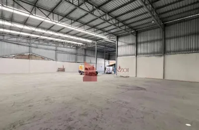Locação: galpão comercial com doca e rampa de acesso para empilhadeira em itajai.