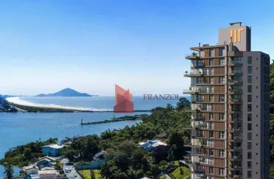 Lançamento: apartamento duplex com 3 suítes e 3 vagas no bairro fazenda em itajaí