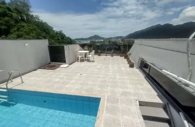 Apartamento cobertura duplex à venda na praia do tenório em ubatuba/sp.