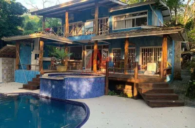 Casa para locação definitiva na praia do félix - ubatuba - sp