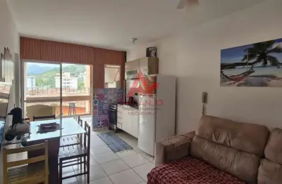 Apartamento a venda no centro de ubatuba com 02 dormitórios , sendo 01 suíte