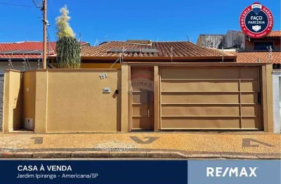 Casa com 3 quartos à venda na Rua Ipojuca, 191, Jardim Ipiranga, Americana