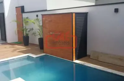 Casa de alto padrão com 3 suítes à venda no condomínio milano, indaiatuba-sp
