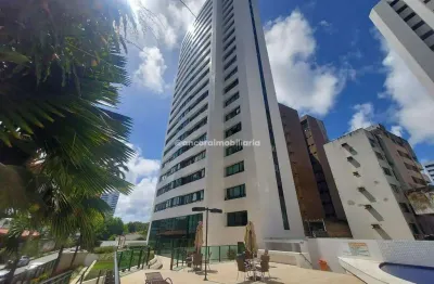 Flat à venda, 1 quarto, 1 suíte, 1 vaga, boa viagem - recife/pe