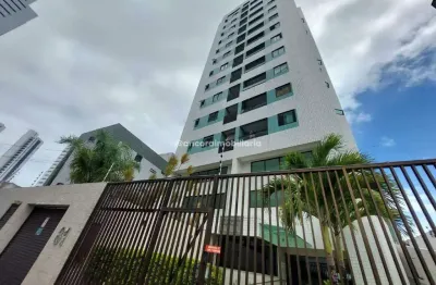 Apartamento na torre com 2 quartos, uma suíte e duas vagas de garagem.