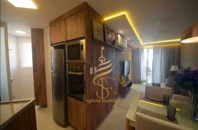 Lindo apto 2dorm. em cond. com amplo lazer, enseada - guarujá