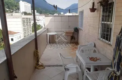 Cobertura com 2 quartos à venda na rua conde de bonfim, tijuca, rio de janeiro, 40 m2 por r$ 379.000