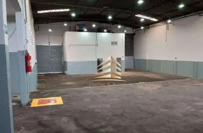 Galpão para alugar, 550 m² por r$ 15.655,00/mês - vila nova cumbica - guarulhos/sp