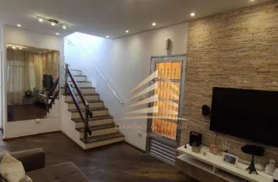 Sobrado com 3 dormitórios sendo 1 suíte à venda, 125 m² por r$ 650.000 - jardim santa cecília - guarulhos/sp