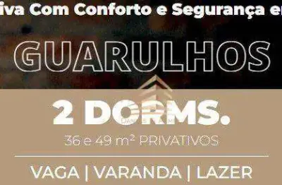 Apartamento à venda, 42 m² por r$ 316.900,00 - centro - guarulhos/sp