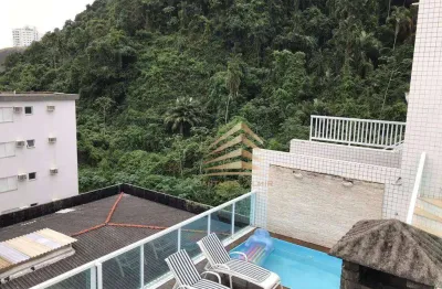 Cobertura com 5 dormitórios à venda, 230 m² por r$ 1.489.900,00 - jardim tejereba - guarujá/sp