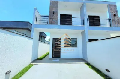 Sobrado à venda, 108 m² por r$ 525.000,00 - balneário dos golfinhos - caraguatatuba/sp
