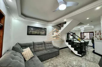 Sobrado no condomínio bosque dos pássaros com 4 dormitórios à venda, 240 m² por r$ 1.200.000 - jardim aliança - guarulhos/sp