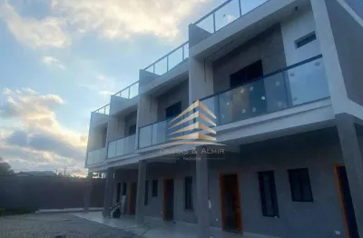 Sobrado com 2 dormitórios à venda, 148 m² por r$ 580.000,00 - jardim mariella - caraguatatuba/sp