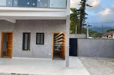 Sobrado com 2 dormitórios à venda, 148 m² por r$ 580.000,00 - jardim mariella - caraguatatuba/sp