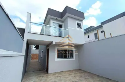 Sobrado com 3 dormitórios sendo 1 suíte e 2 vagas à venda, 88 m² por r$ 650.000 - parque flamengo - guarulhos/sp