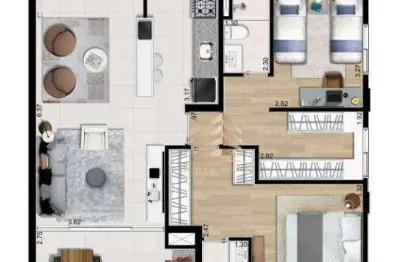 Apartamento com 3 dormitórios à venda, 98 m² por r$ 1.026.823,00 - centro - guarulhos/sp
