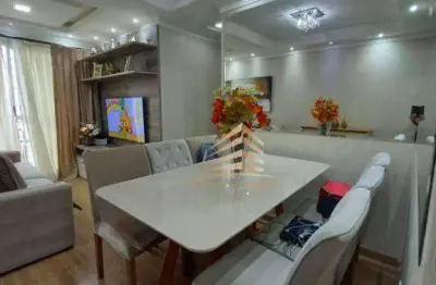 Apartamento no parque cecap, 3 dormitórios, 1 suíte, 2 vagas, condomínio magnum.