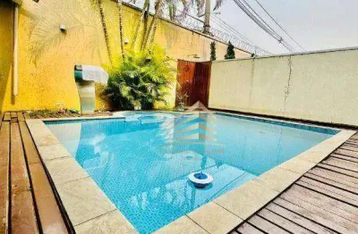 Sobrado à venda condomínio fechado na vila rosália com 4 dormitórios sendo as 4 suítes de 300 m² por r$ 2.200.000 - vila rosália - guarulhos