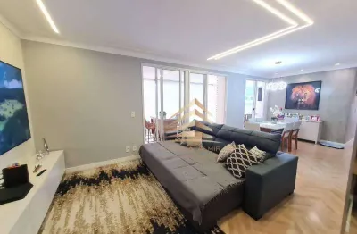 Apartamento no centro, 128m², 3 suítes, 3 vagas, condomínio via jardim do bosque.