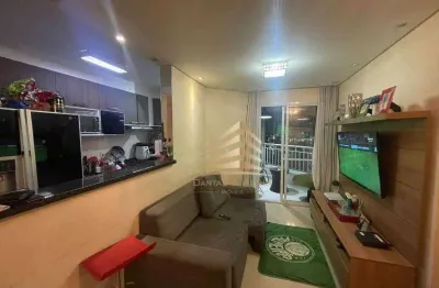 Apartamento 55m² com 2 dormitórios sendo 1 suíte, 2 vagas à venda, por r$ 410.000 - vila endres - guarulhos/sp