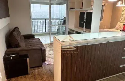 Studio com 1 dormitório para alugar, 38 m² por r$ 3.630,00/mês - jardim flor da montanha - guarulhos/sp