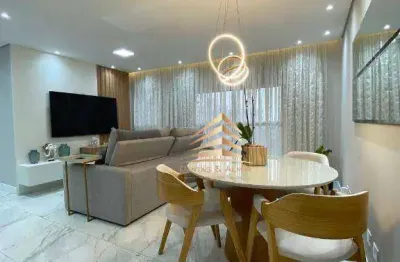 Apartamento na vila augusta, condomínio supremo, 95m², 3 dormitórios, 1 suíte, 2 vagas, avalia permuta.