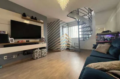 Cobertura condomínio super class com 3 dormitórios à venda, 120 m² por r$ 900.000 - jardim imperador - guarulhos/sp